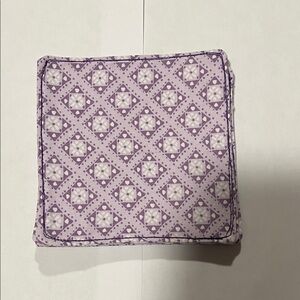 Purple Patterned Fabric drink  Coasters